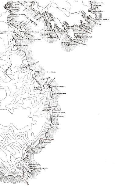 Mapa antic Cap de Creus